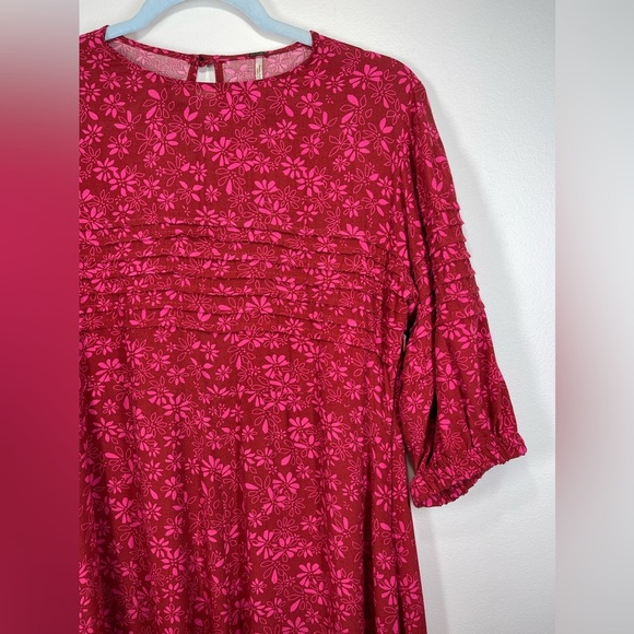 NWOT Free People Jessie Ditsy Floral Print Midi Dress Size 6 - Picture 7 of 16